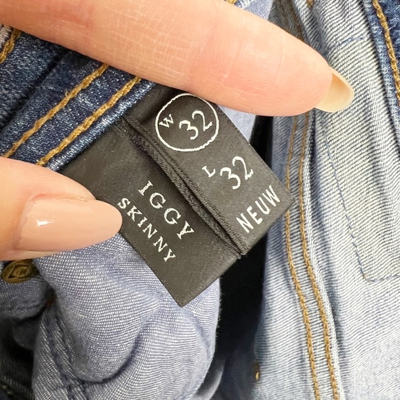 ❤️SOLD❤️ NEUW Iggy Skinny Light Wash Mens Denim Jeans 32 - Picture 4 of 9